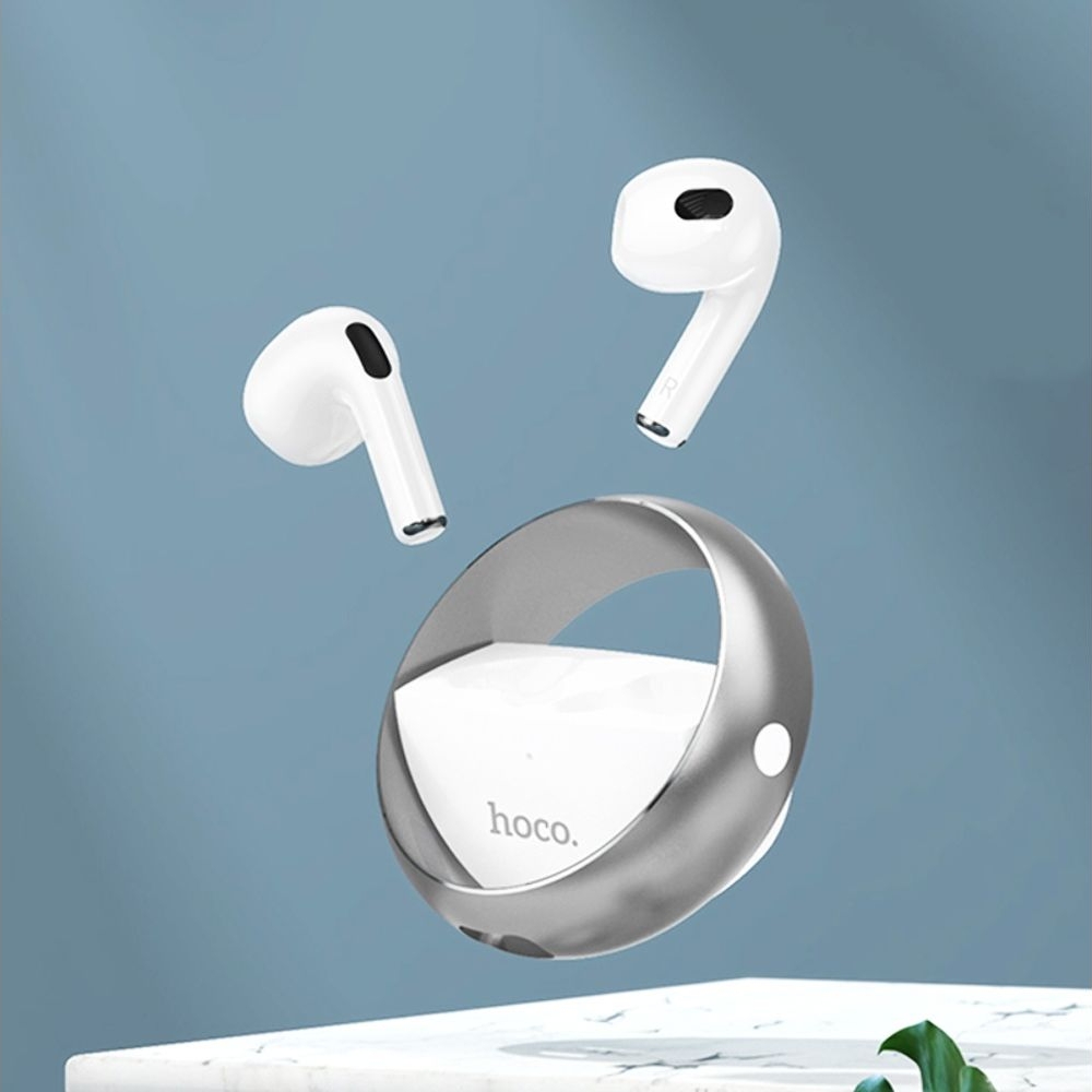 Бездротові TWS навушники Hoco EW23 вкладыши silver | беспроводные наушники