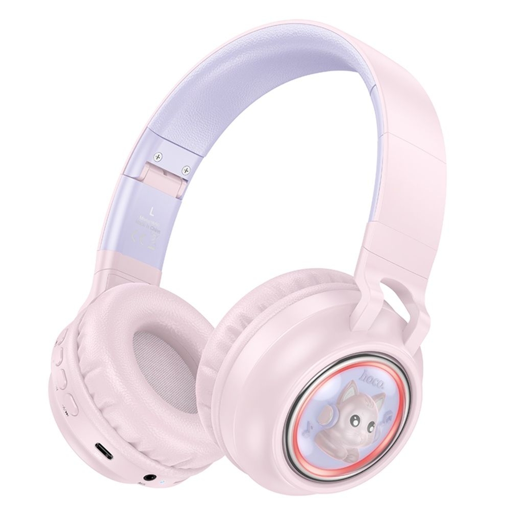 Бездротові навушники Hoco W50 накладные pink | беспроводные наушники