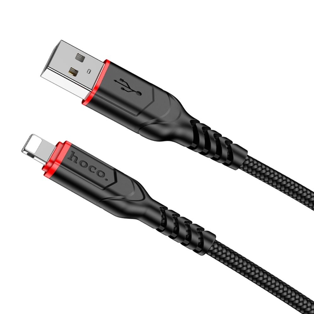 Кабель Hoco X59 USB to Lightning 2m black