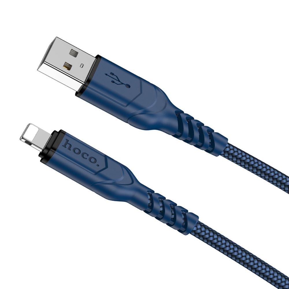 Кабель Hoco X59 USB to Lightning 2m blue