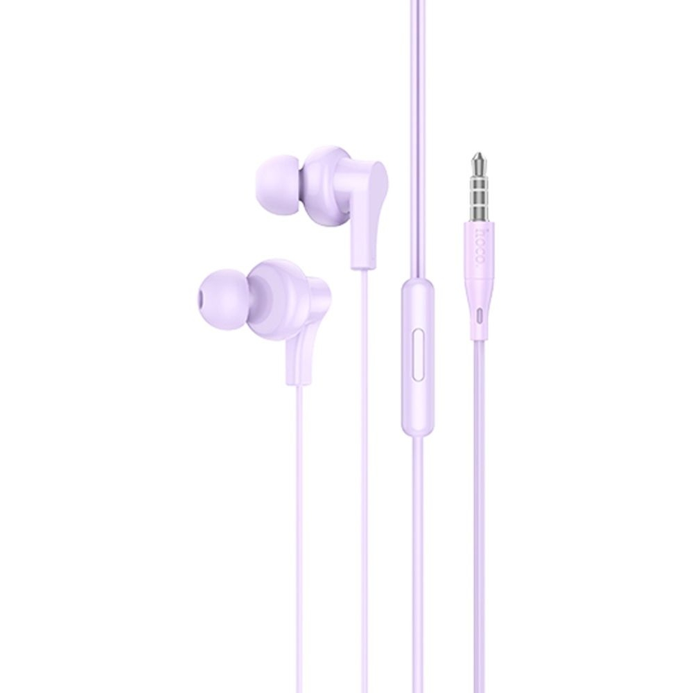 Наушники вакуумные Hoco M114 с микрофоном purple