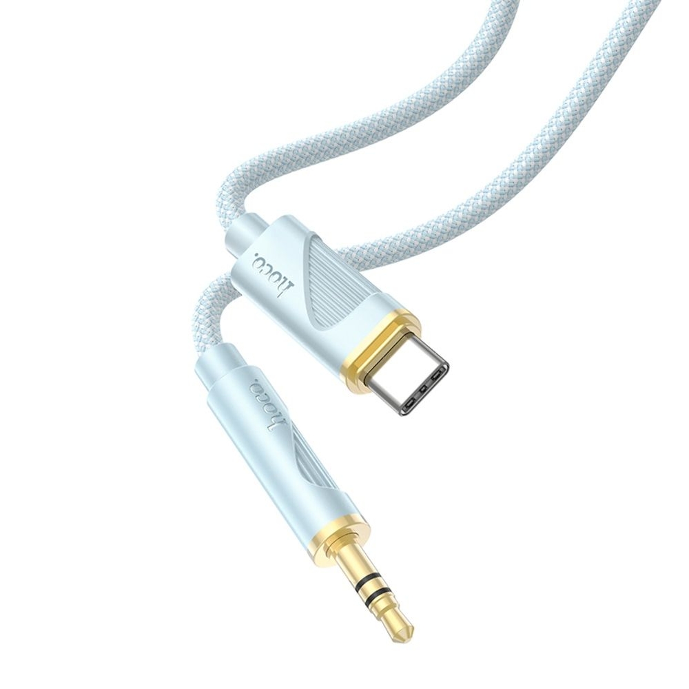 AUX кабель Hoco UPA30 Type-C to Jack 3.5 1m blue