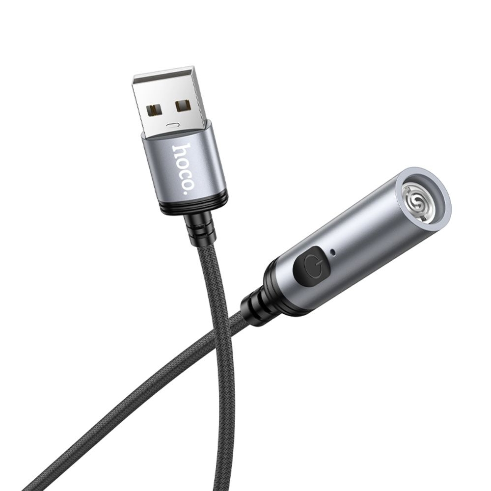 Прикуриватель Hoco UA30, USB, черный