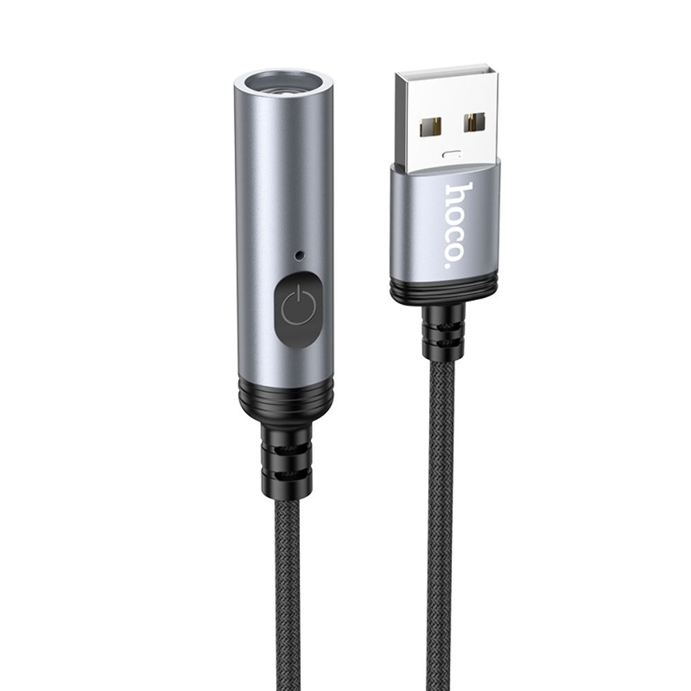 Прикуриватель Hoco UA30, USB, черный