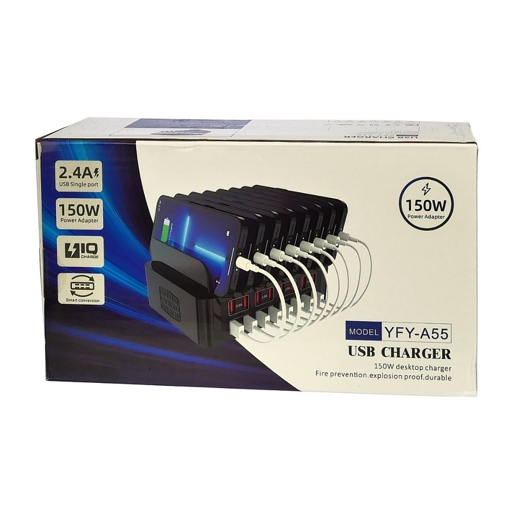 Зарядная станция YFY-A55 (16 USB 5V/ 2.4A, 150W)