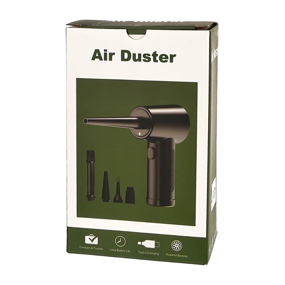 Аккумуляторный компрессор Air Duster, для продувки и удаления пыли, с подсветкой, Type-C, 68 Вт