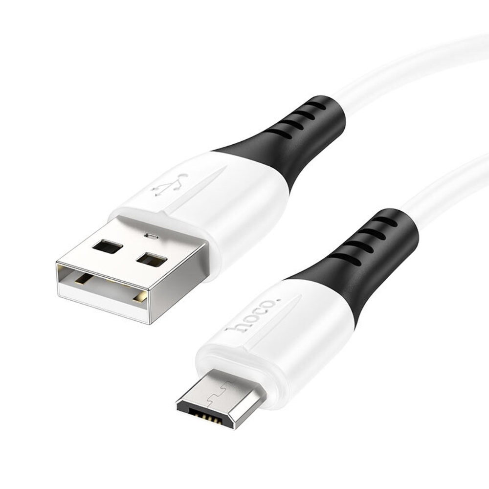 USB кабель Hoco X82 Micro 2.4A 1m белый