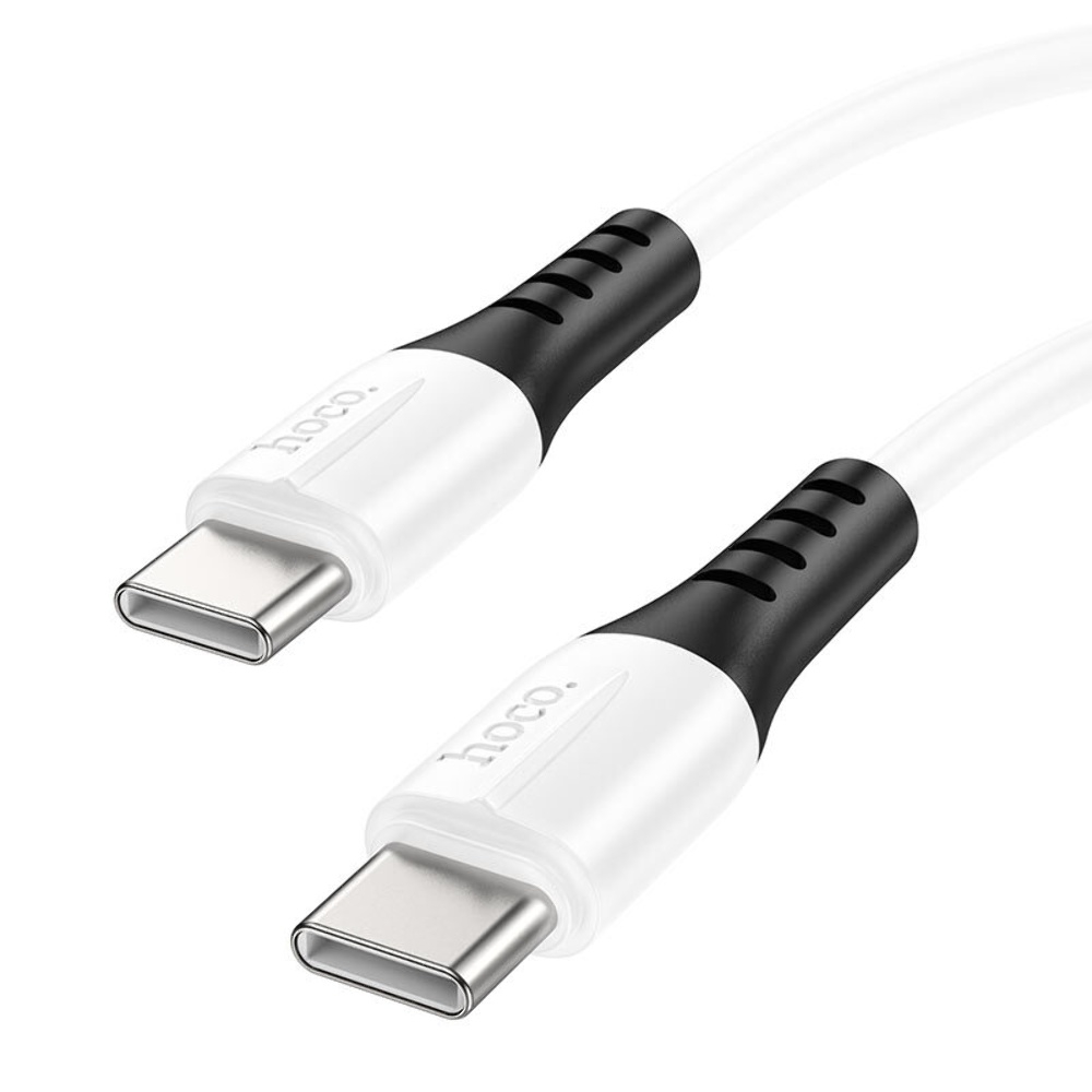 USB кабель Hoco X82 Type-C - Type-C 3A 60W PD 1m белый