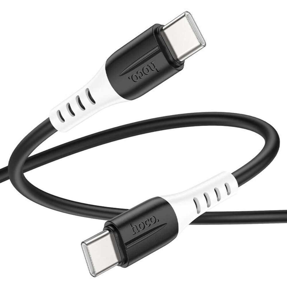 USB кабель Hoco X82 Type-C - Type-C 3A 60W PD 1m черный