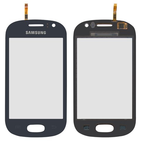 Сенсорный экран Samsung S6810 Galaxy Fame, синій 