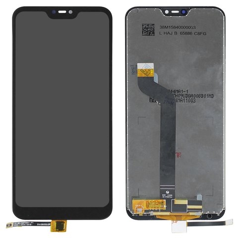 Дисплей Xiaomi Mi A2 Lite, Redmi 6 Pro, M1805D1SG, чорний | з тачскріном | в передній панелі | Original (реновація) | дисплейный модуль, экран