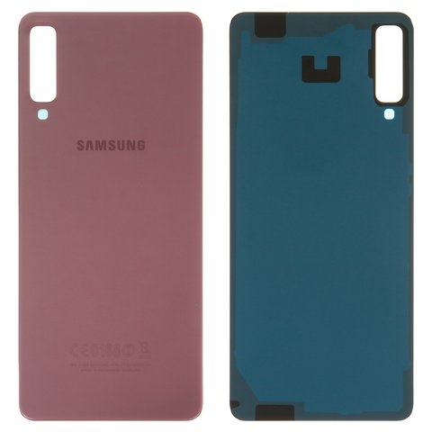 Задняя крышка Samsung SM-A750 Galaxy A7 (2018), розовая, Original (PRC) | корпус, панель аккумулятора, АКБ, батареи