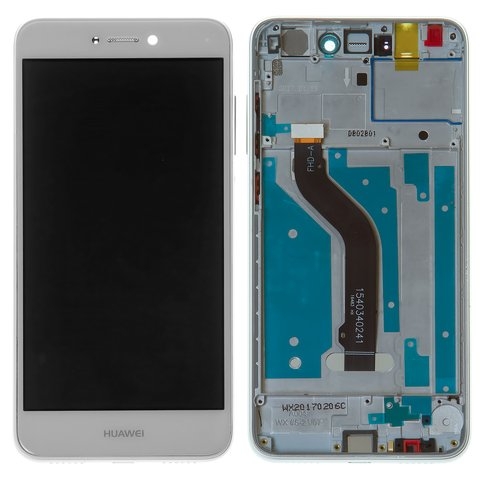 Дисплей Huawei P8 Lite (2017), P9 Lite (2017), PRA-LA1, PRA-LX1, PRA-LX2, PRA-LX3, білий | з тачскріном | в передній панелі | High Copy | дисплейный модуль, экран