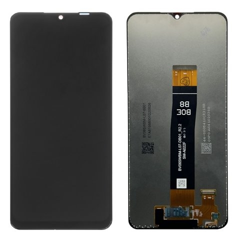 Дисплей Samsung SM-A022 Galaxy A02, чорний | з тачскріном | Original (PRC), SM-A022F BV065WBM-L07-DB01_R2.2 | дисплейный модуль, экран