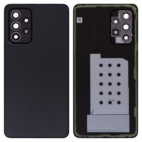 Задняя крышка Samsung SM-A526 Galaxy A52 5G, черная, Original (PRC) | корпус, панель аккумулятора, АКБ, батареи