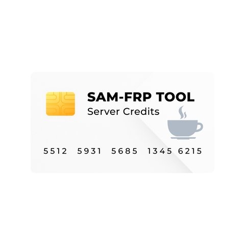 Серверные кредиты Sam-FRP Tool (Новый аккаунт)