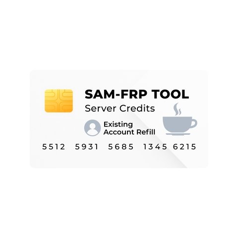 Серверные кредиты Sam-FRP Tool (пополнение существующего аккаунта)