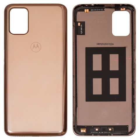Задняя крышка Motorola XT2087 Moto G9 Plus, розовая, rose gold 