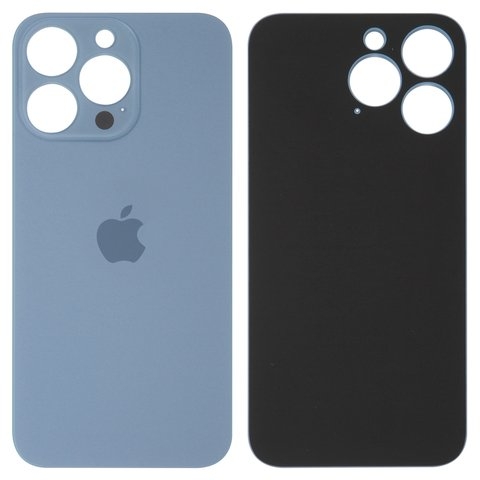 Задняя крышка Apple iPhone 13 Pro, голубая, не нужно снимать стекло камеры, big hole, Original (PRC) | корпус, панель аккумулятора, АКБ, батареи