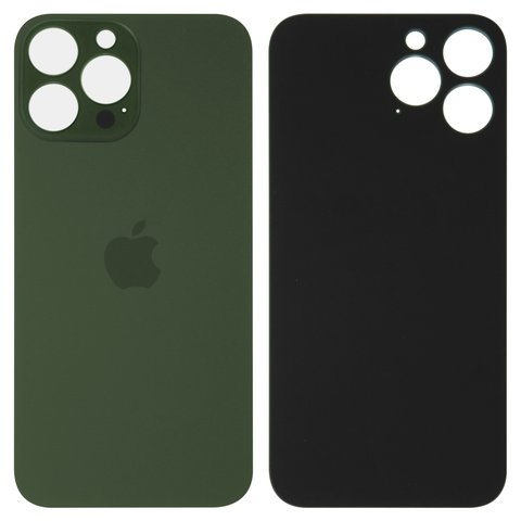 Задняя крышка Apple iPhone 13 Pro Max, зеленая, Alpine Green, не нужно снимать стекло камеры, big hole, Original (PRC) | корпус, панель аккумулятора, АКБ, батареи