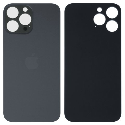 Задняя крышка Apple iPhone 13 Pro Max, серая, Graphite, не нужно снимать стекло камеры, big hole, Original (PRC) | корпус, панель аккумулятора, АКБ, батареи