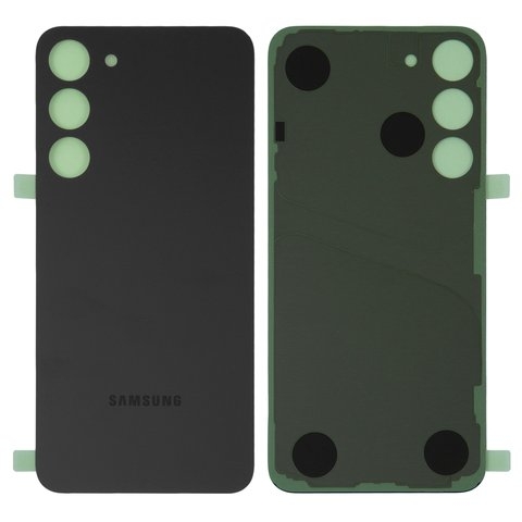 Задняя крышка Samsung SM-S916 Galaxy S23 Plus, черная, Phantom Black, Original (PRC) | корпус, панель аккумулятора, АКБ, батареи