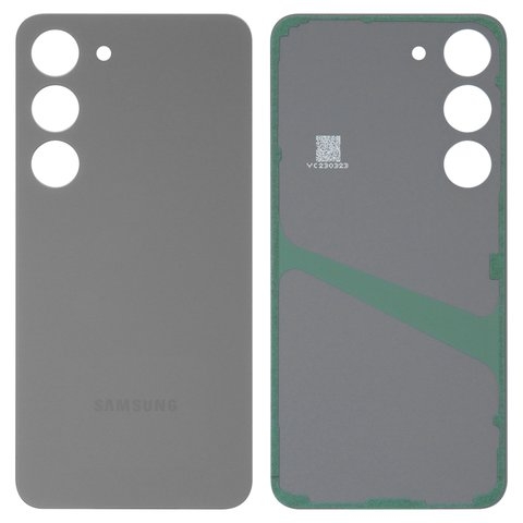 Задняя крышка Samsung SM-S911 Galaxy S23, серая, Graphite, Original (PRC) | корпус, панель аккумулятора, АКБ, батареи