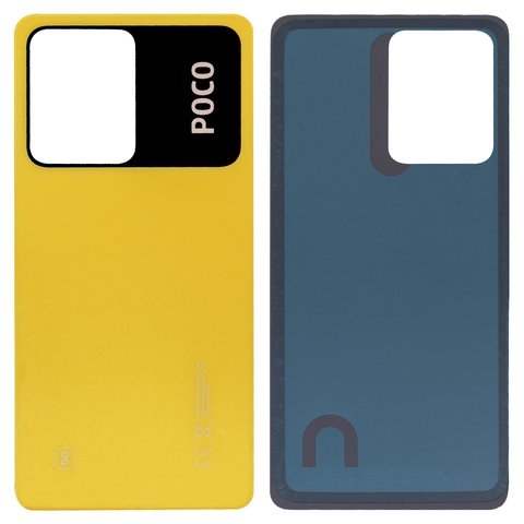 Задняя крышка Xiaomi Poco X5 Pro, желтая, Original (PRC) | корпус, панель аккумулятора, АКБ, батареи