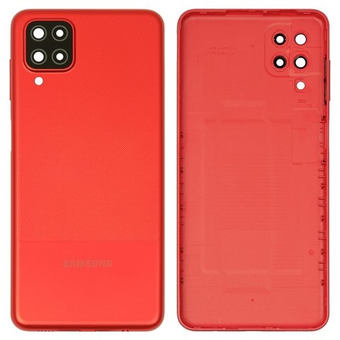Задняя крышка Samsung SM-A127 Galaxy A12 Nacho, красная, Original (PRC) | корпус, панель аккумулятора, АКБ, батареи