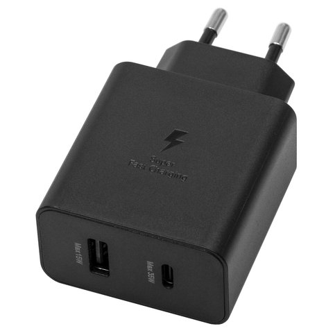 Сетевое зарядное устройство EP-TA220, 35 Вт, Power Delivery (PD), чорний, 2 порта, service pack box