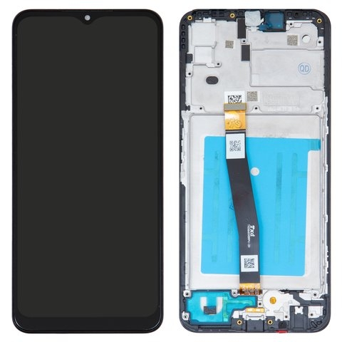 Дисплей Samsung SM-A226 Galaxy A22 5G, чорний | з тачскріном | в передній панелі | Original (реновація) | дисплейный модуль, экран