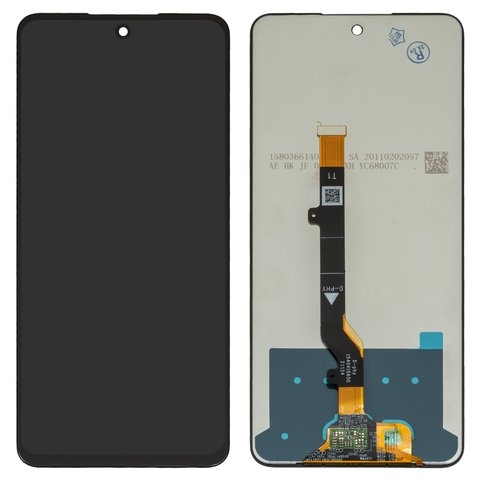 Дисплей Tecno Camon 17, CG6, CG6j, чорний | з тачскріном | Original (PRC) | дисплейный модуль, экран
