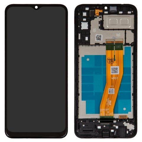 Дисплей Samsung SM-A042 Galaxy A04e, чорний | з тачскріном | в передній панелі | Original (PRC) | дисплейный модуль, экран