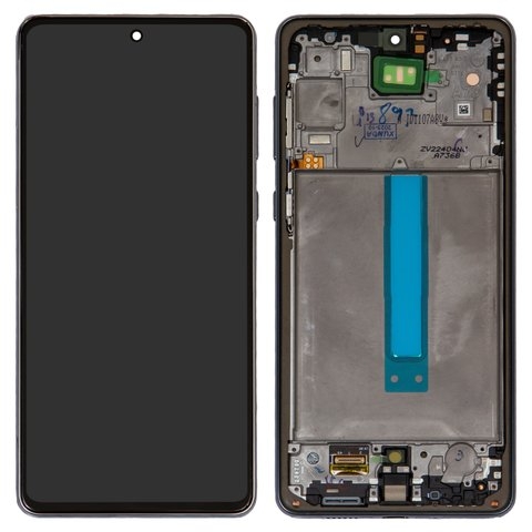 Дисплей Samsung SM-A736 Galaxy A73 5G, чорний | з тачскріном | в передній панелі | Original (PRC), AMOLED | дисплейный модуль, экран