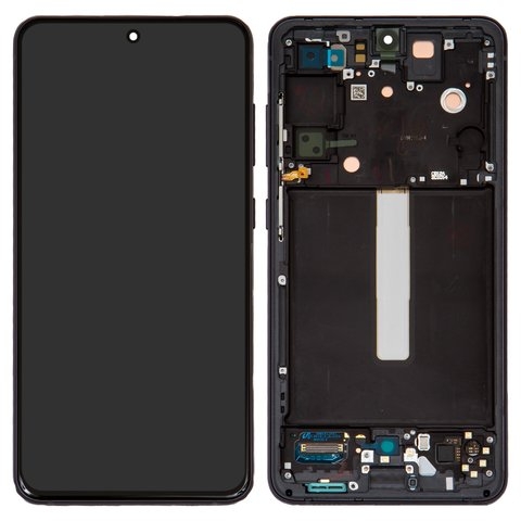 Дисплей Samsung SM-G990B Galaxy S21 FE 5G, черный | с тачскрином | с передней панелью | Original (PRC), AMOLED | дисплейный модуль, экран
