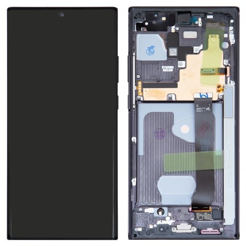 Дисплей Samsung SM-N985 Galaxy Note 20 Ultra, SM-N986 Galaxy Note 20 Ultra 5G, черный | с тачскрином | с передней панелью | Original (Сервис-Центр), GH82-23511A, GH82-23622A | дисплейный модуль, экран