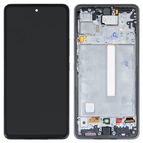 Дисплей Samsung SM-A536 Galaxy A53 5G, черный | с тачскрином | с передней панелью | Original (Сервис-Центр) | дисплейный модуль, экран, монитор, #GH82-28024A
