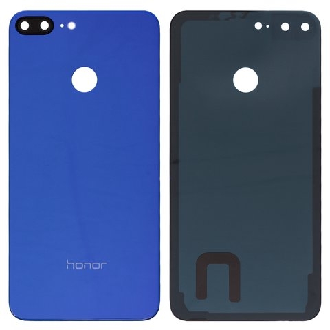 Задняя крышка Huawei Honor 9 Lite, синяя, со стеклом камеры, Original (PRC) | корпус, панель аккумулятора, АКБ, батареи
