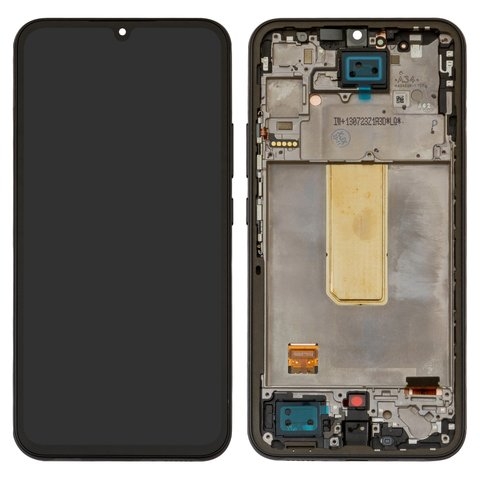 Дисплей Samsung SM-A346 Galaxy A34, черный | с тачскрином | с передней панелью | Original (PRC) | дисплейный модуль, экран, монитор