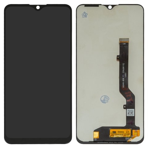 Дисплей ZTE Blade A7s 2020, A7020, черный | с тачскрином | Original (реновация), SKI649-B08 V0.1 | дисплейный модуль, экран