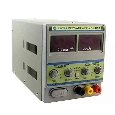 Лабораторный блок питания Sunshine P-3005D, одноканальный, трансформаторный, до 30 В, до 5 А, светодиодные индикаторы