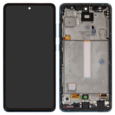 Дисплей Samsung SM-A525 Galaxy A52, SM-A526 Galaxy A52 5G, синій | з тачскріном | в передній панелі | Original (PRC) | дисплейный модуль, экран