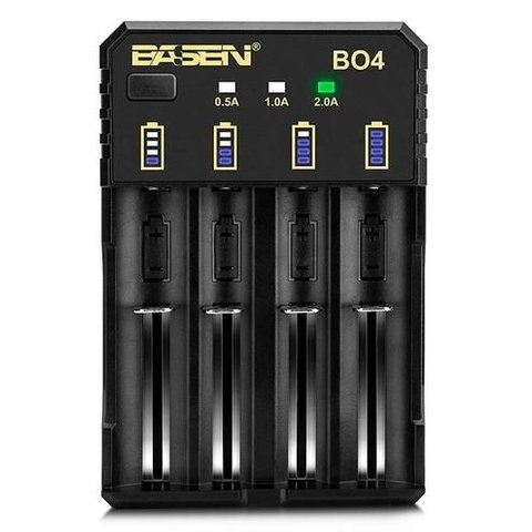 Зарядное устройство Basen BO-4, для Li-ion, Ni-Cd, Ni-MH аккумуляторов, вход 5V 2A