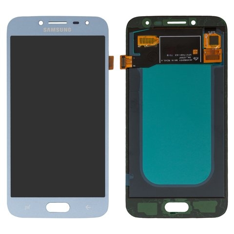 Дисплей Samsung SM-J250 Galaxy J2 (2018), J250 Galaxy J2 Pro (2018), голубой, без рамки, High Copy, с широким ободком, (OLED) 