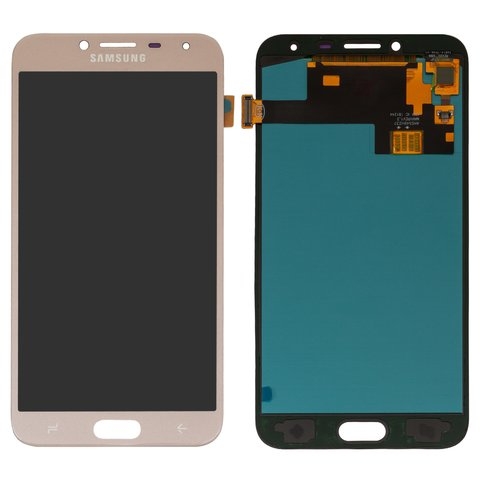 Дисплей Samsung SM-J400 Galaxy J4 (2018), золотистый | с тачскрином | High Copy, OLED, с широким ободком | дисплейный модуль, экран, монитор