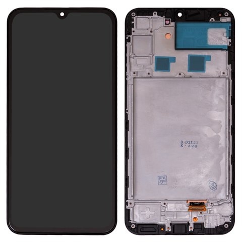 Дисплей Samsung SM-A245 Galaxy A24, черный | с тачскрином | c передней панелью | High Copy, OLED, со стандартным ободком | дисплейный модуль, экран