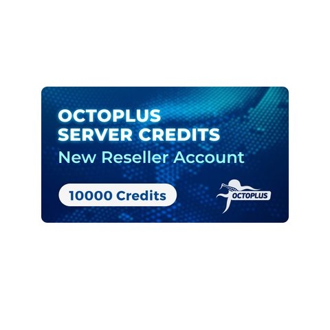 Новый аккаунт реселера с 10 000 серверными кредитами Octoplus