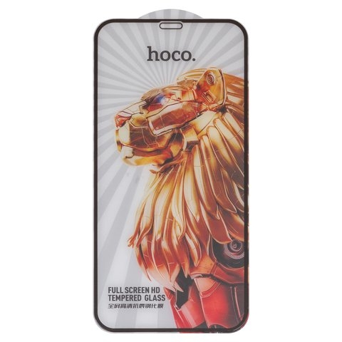 Закаленное защитное стекло Hoco G9 для Apple iPhone 11, iPhone XS, Full Glue, (без упаковки), черный, cлой клея нанесен по всей поверхности
