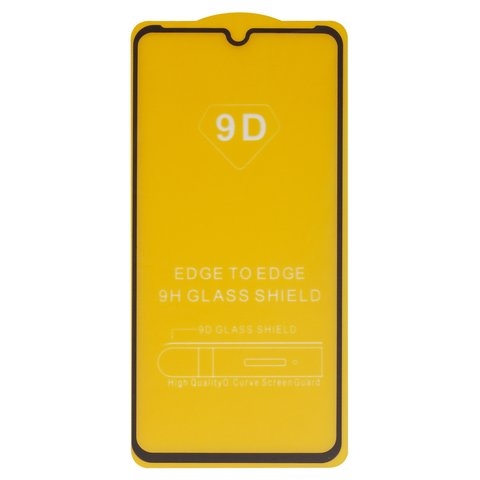 Закаленное защитное стекло Xiaomi Redmi Note 7, совместимо с чехлом, Full Glue, (без упаковки), чорний, cлой клея нанесен по всей поверхности
