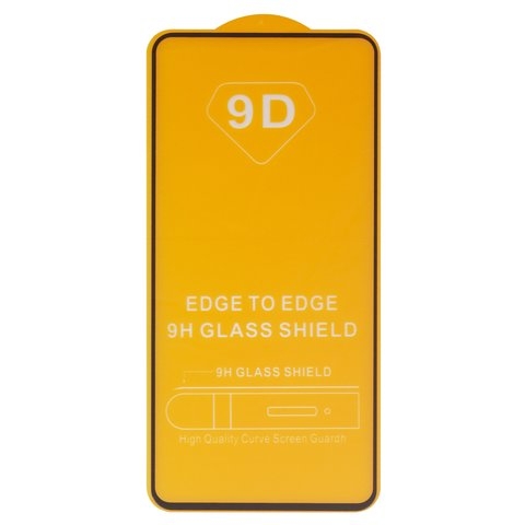 Закаленное защитное стекло Xiaomi 11 Lite, 11 Lite 5G NE, совместимо с чехлом, Full Glue, (без упаковки), чорний, cлой клея нанесен по всей поверхности